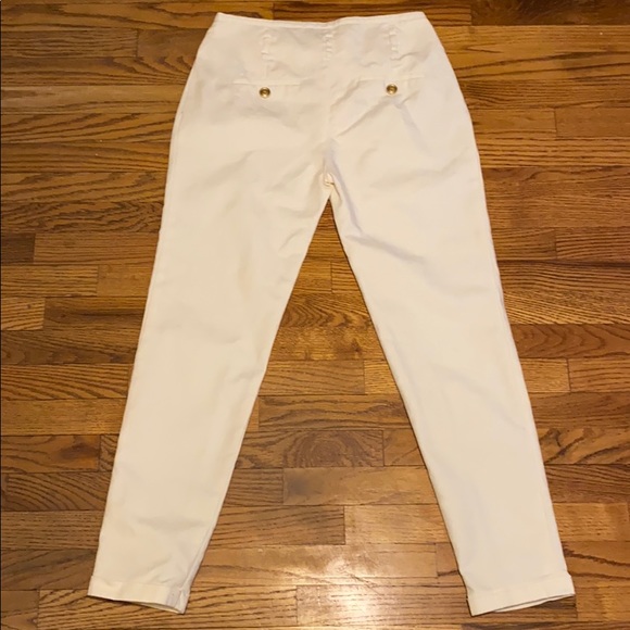 Midrise Off-white Trousers - Picture 2 of 6